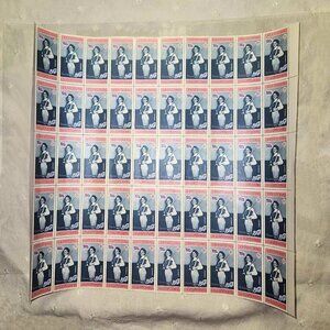 1956 Olympic Stamp Fencing Dominican Republic Gillian Sheen 50 Stamps Mint